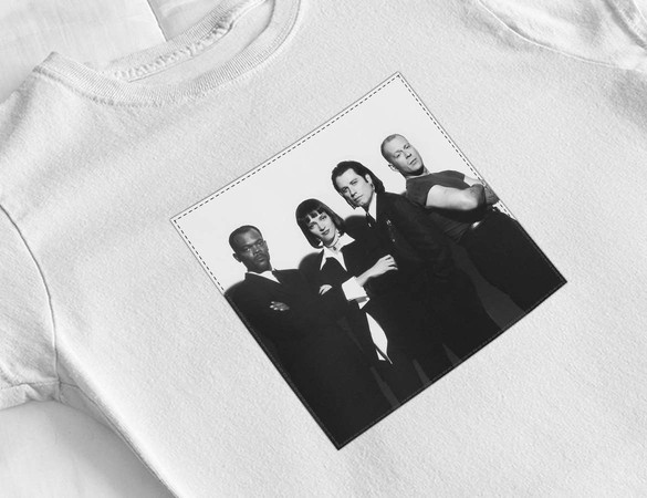 Bluzka damska z naszywką Pulp Fiction Squad 01