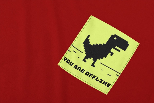 Koszulka z kieszonką OFFLINE