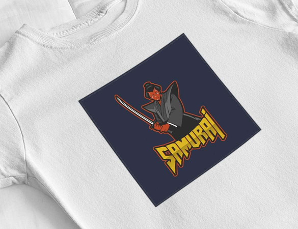 Bluzka damska z naszywką SAMURAJ 02
