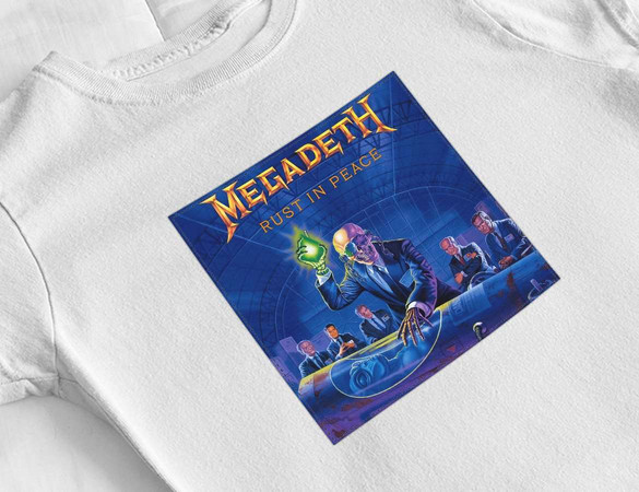 Bluzka damska z naszywką Megadeth Rust in...