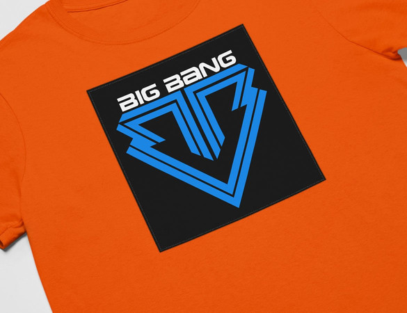 Koszulka z naszywką BIG BANG  logo