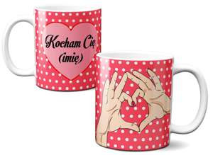 Kubek na Walentynki DODAJ NAPIS!