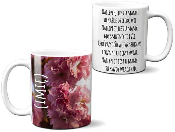Kubek na Dzień Matki dla Mamy DODAJ NAPIS!