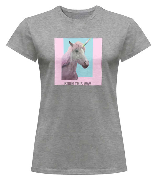 Bluzka damska z naszywką Born this way