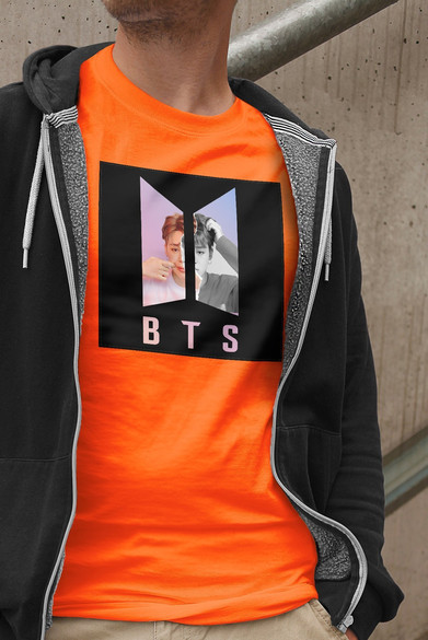 Koszulka z naszywką BTS JIMIN