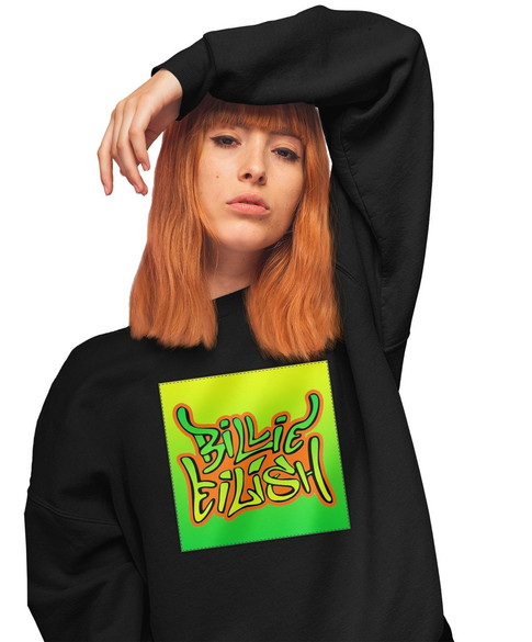 Bluza z naszywką Billie Eilish 05