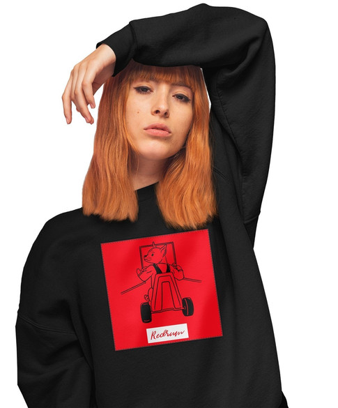 Bluza z naszywką  Redrum