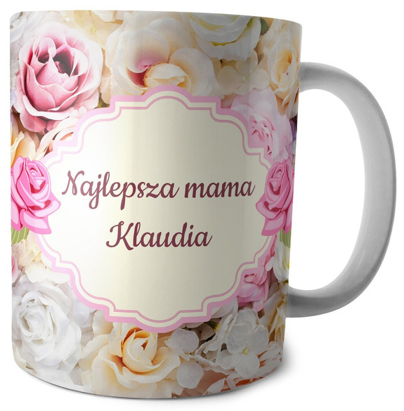 Kubek na Dzień Matki dla Mamy DODAJ NAPIS!