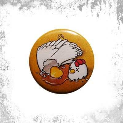 Przypinka KURA BEZ GŁOWY