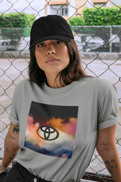 Koszulka z naszywką Toyota logo colourful