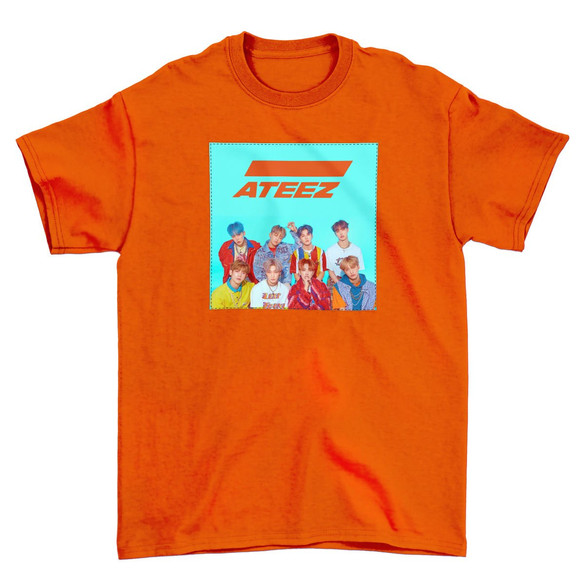 Koszulka z naszywką ATEEZ  band