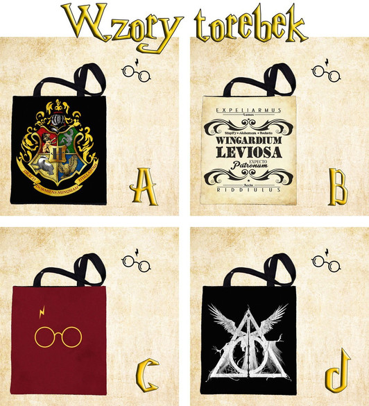 Torba na ramię Harry Potter FULLPRINT z Polski WZORY