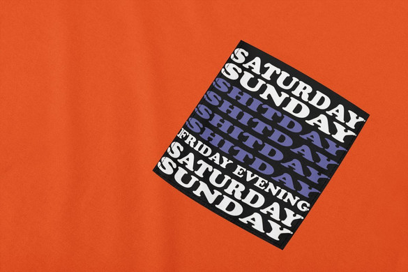 Koszulka z kieszonką Shitday