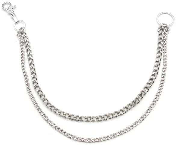 Łańcuch do spodni Ładny MODNY Podwójny 01