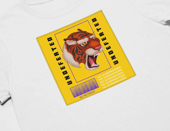 Koszulka z naszywką Tiger