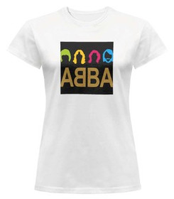 Bluzka damska z naszywką ABBA logo