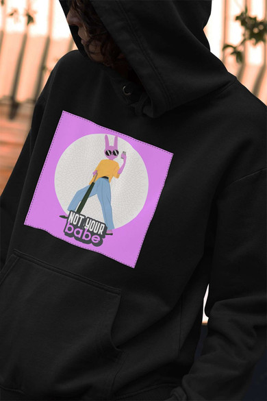 Bluza z naszywką Not your baby