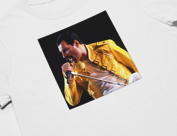 Koszulka z naszywką Queen Freddie Mercury 3