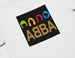 Koszulka z naszywką  ABBA logo