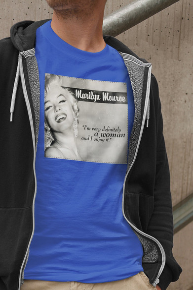 Koszulka z naszywką Marilyn Monroe 02