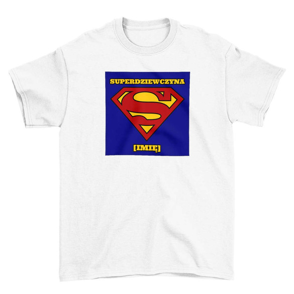 Koszulka z naszywką na Walentynki TWÓJ NAPIS