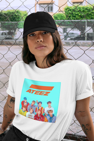 Koszulka z naszywką ATEEZ  band