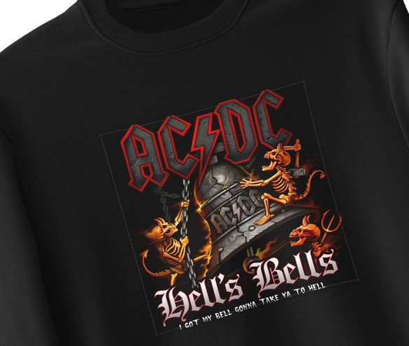 Bluza z naszywką AC/DC Hells Bells