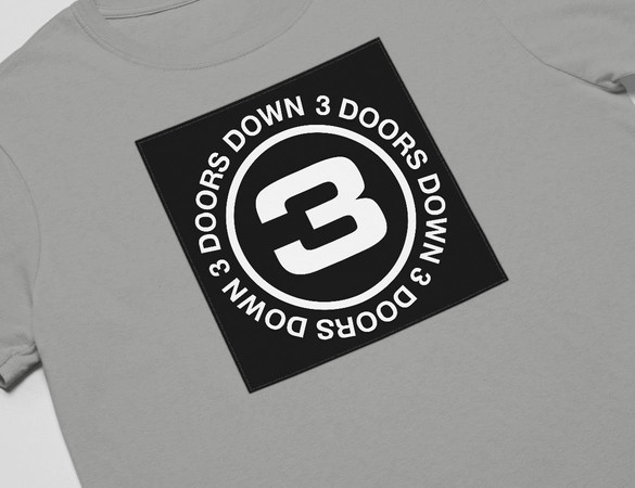 Koszulka z naszywką   3 Doors Down