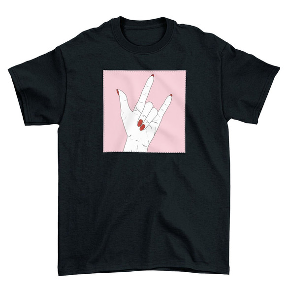 Koszulka z naszywką Sweet Metal Gesture