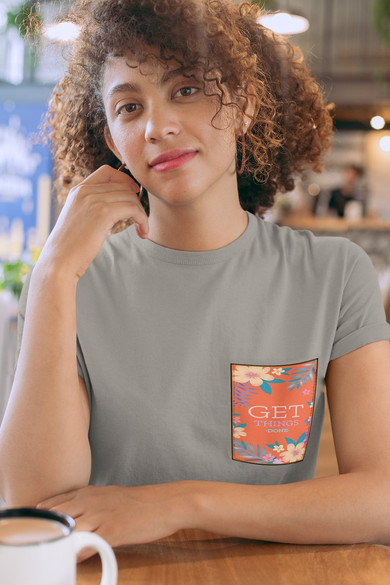 Koszulka z kieszonką GET THINGS