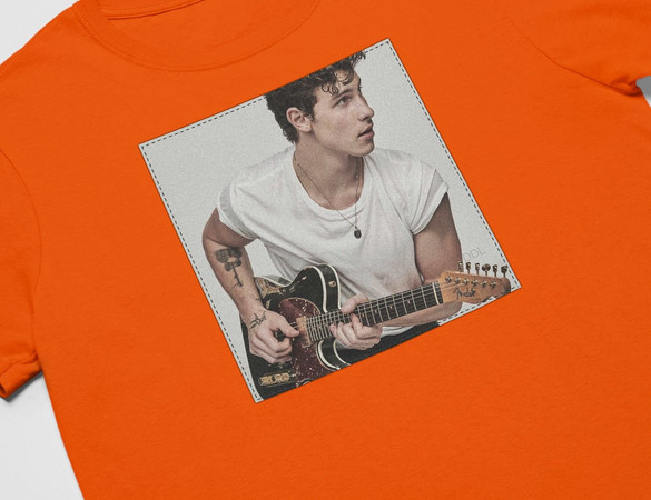 Koszulka z naszywką Shawn Mendes 04