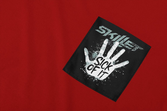 Koszulka z kieszonką SKILLET Sick Of It