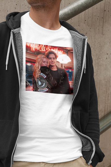 Koszulka z naszywką Riverdale Couple