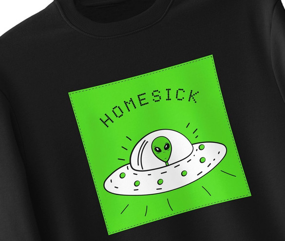 Bluza z naszywką Homesick