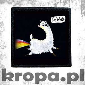 Naszywka  I'M WHITE