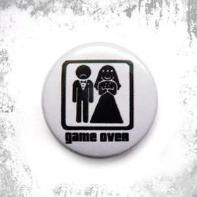 Przypinka GAME OVER