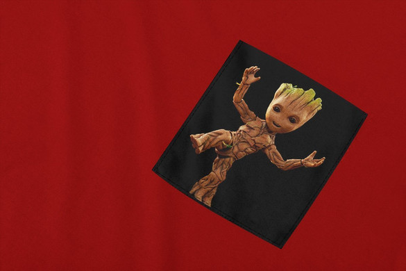 Koszulka z kieszonką I AM GROOT