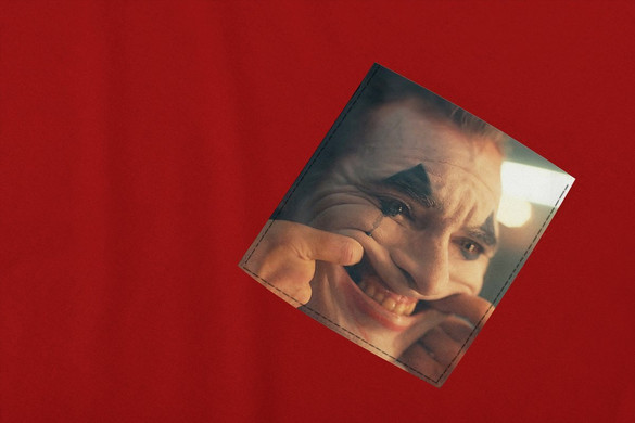 Koszulka z kieszonką JOKER FACE