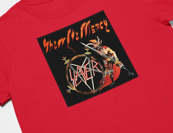 Koszulka z naszywką Slayer Show no mercy