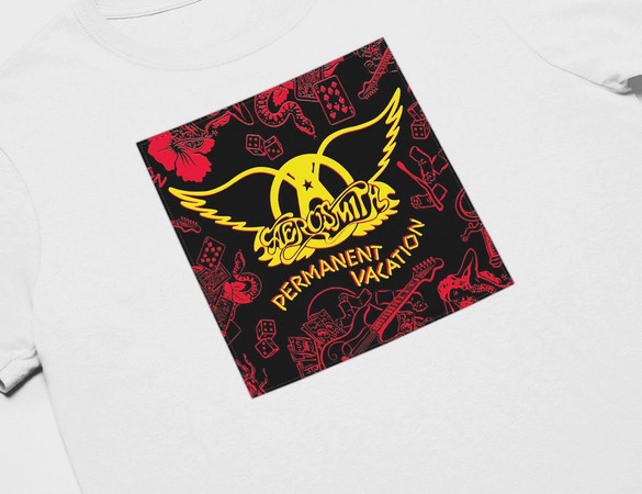 Koszulka z naszywką AEROSMITH 