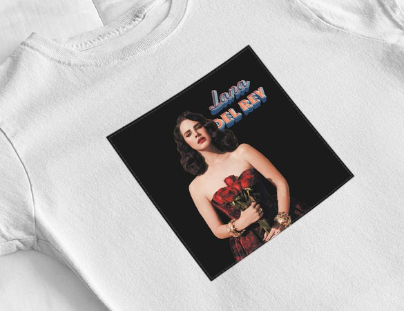 Bluzka damska z naszywką LANA DEL REY