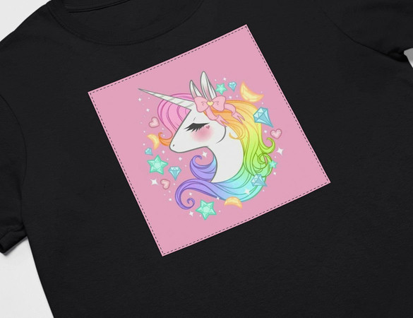 Koszulka z naszywką Unicorne 04