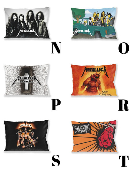 METALLICA Zestaw poduszka+kubek WZORY +GRATIS!