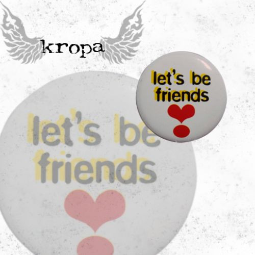 Przypinka mała LET'S BE FRIENDS
