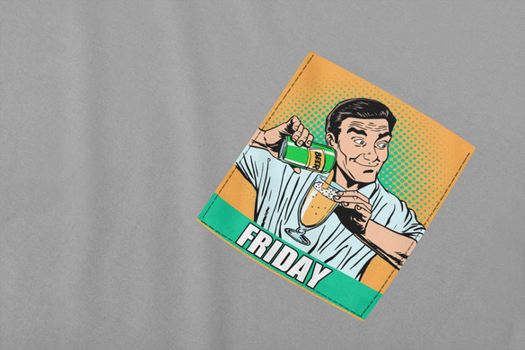 Koszulka z kieszonką FRIDAY