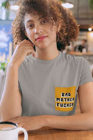 Koszulka z kieszonką BAD MOTHER FUCKER