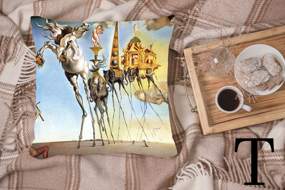 Poduszka ARTYŚCI OBRAZY SZTUKA 40 x 40 cm