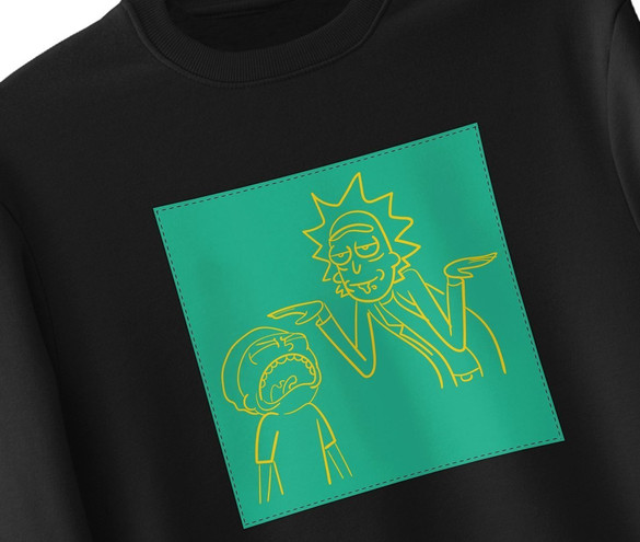 Bluza z naszywką Rick and Morty 06