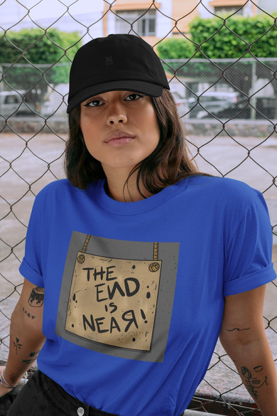 Koszulka z naszywką The end is near