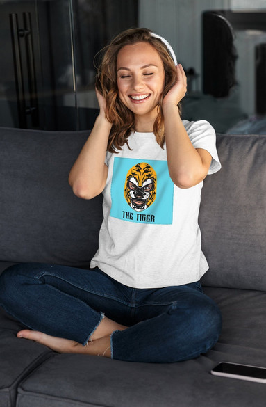 Bluzka damska z naszywką The Tiger